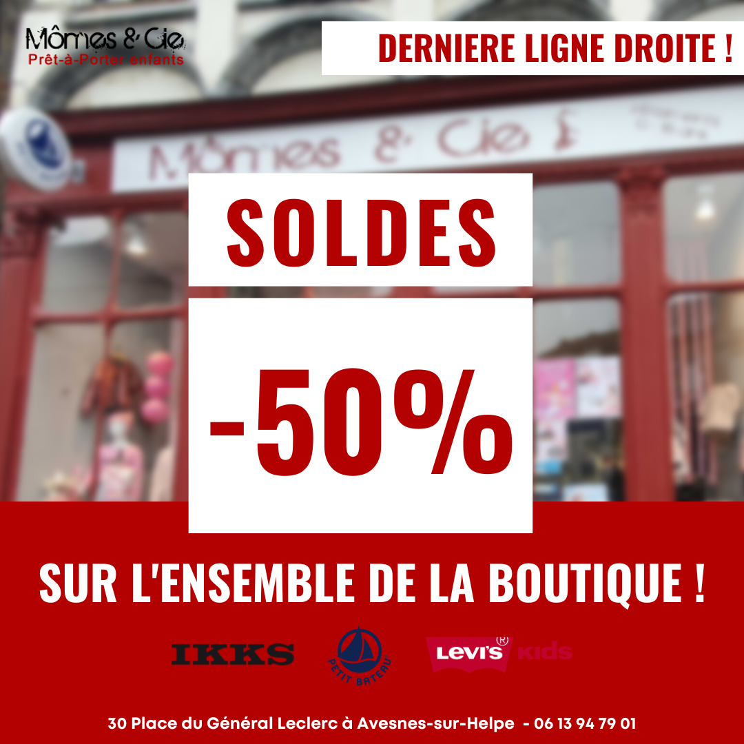 SOLDES 50% Momes&Cie